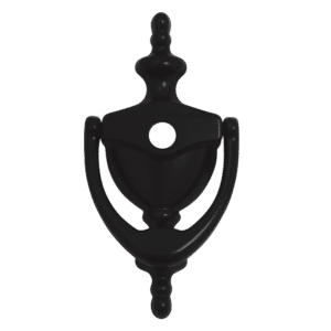 AVOCET Door Knocker Cut For Viewer - Black