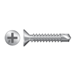 RAPIERSTAR Self Drill Screws For Reinforced UPVC - Countersunk - 3.9mm x 32mm - ZP (Qty 1000)
