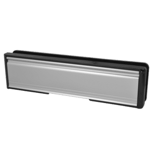 WELSEAL UPVC Letter Box 20-40 - 265mm Wide - Silver