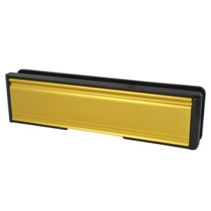 WELSEAL UPVC Letter Box 20-40 - 265mm Wide - Gold