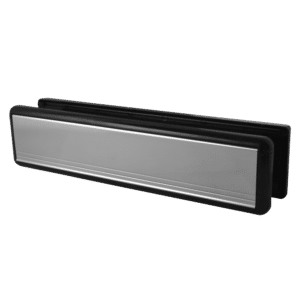 MILA Contoura UPVC Letter Box 40-80 - 295mm Wide - Silver
