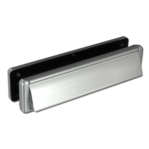 FAB & FIX Nu-Mail UPVC Letter Box 40-80 - 310mm Wide - Chrome