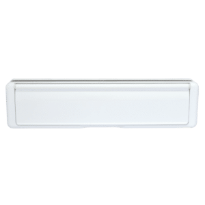 FAB & FIX Nu-Mail UPVC Letter Box 20-40 - 310mm Wide - White