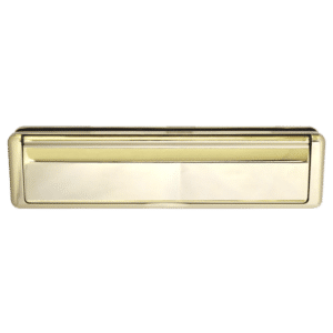 FAB & FIX Nu-Mail UPVC Letter Box 20-40 - 310mm Wide - Gold