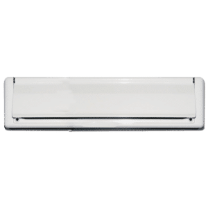 AVOCET Affinity UPVC Letter Box - 304mm Wide - White