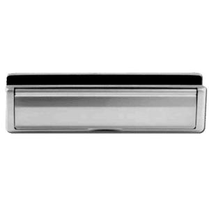 AVOCET Affinity UPVC Letter Box - 304mm Wide - Chrome