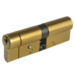 YALE Snap Resistant Euro Double Cylinder - 95mm 50/45 (45/10/40) KD PB