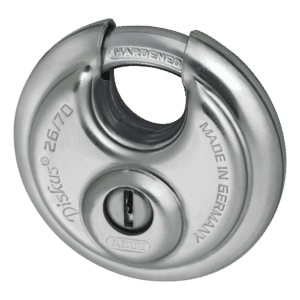 ABUS 26 Series Solid Lock Body Diskus Discus Padlock - 71mm KA EE0121 26/70 Boxed