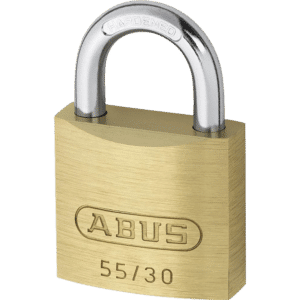 ABUS 55 Series Brass Open Shackle Padlock - 38mm KA (5402) 55/40 Boxed