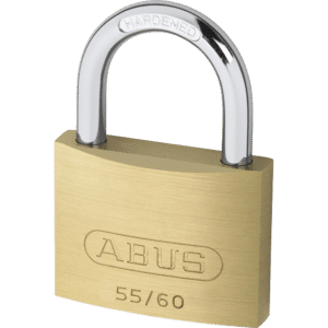 ABUS 55 Series Brass Open Shackle Padlock - 58mm KA (5601) 55/60 Boxed