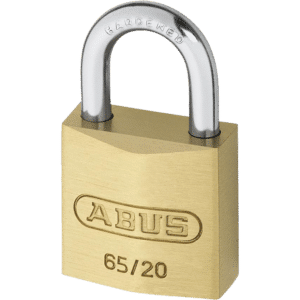 ABUS 65 Series Brass Open Shackle Padlock - 20mm KD 65/20 Visi