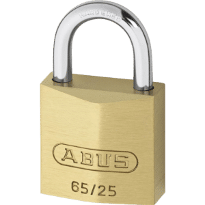ABUS 65 Series Brass Open Shackle Padlock - 25mm KD 65/25 Visi