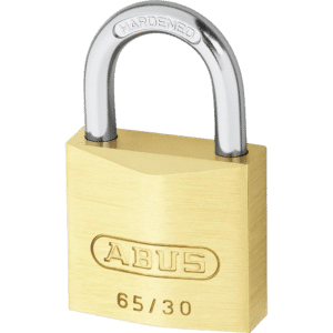 ABUS 65 Series Brass Open Shackle Padlock - 30mm Quad Pack 65/30 Visi