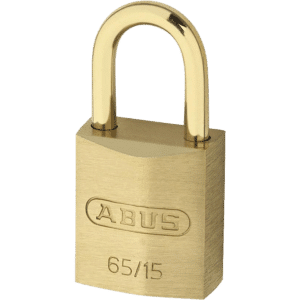 ABUS 65 Series Brass Open Shackle Padlock - 16mm KA (151) 65/15 Boxed