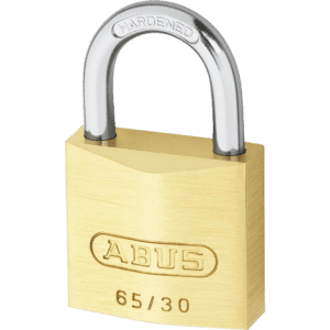 ABUS 65 Series Brass Open Shackle Padlock - 30mm KA (6305) 65/30 Boxed