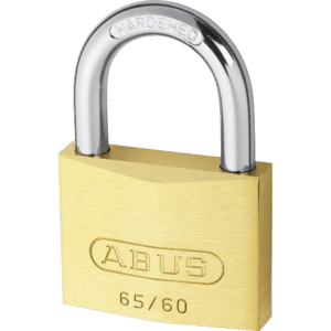 ABUS 65 Series Brass Open Shackle Padlock - 60mm KA (6602) 65/60 Boxed