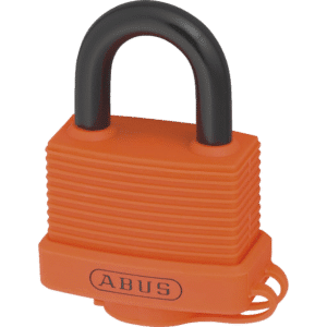 ABUS 70AL Series Aluminium Open Shackle Padlock - 53mm Orange KA (6401) 70AL Boxed