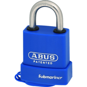 ABUS 83WPIB Series Marine Brass Open Stainless Steel Shackle Padlock - 56.5mm KD 83WPIB/53 Visi