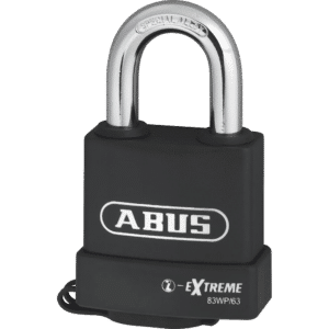 ABUS 83WP Series Weatherproof Steel Open Shackle Padlock - 65mm KD 83WP/63 Visi