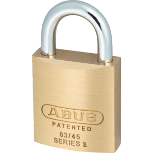 ABUS 83 Series Brass Open Shackle Padlock - 46.5mm KA (2745) 83/45 Boxed