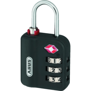 ABUS 147TSA Series Combination Luggage Open Shackle Padlock - 33mm 147TSA Visi