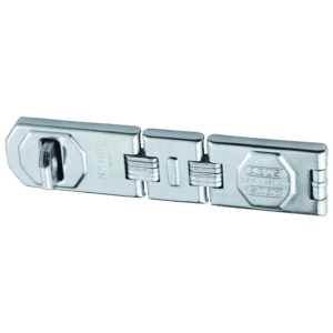 ABUS 110 Series Hinged Hasp & Staple - 45mm x 195mm Double Jointed 110/195 (DG) Visi