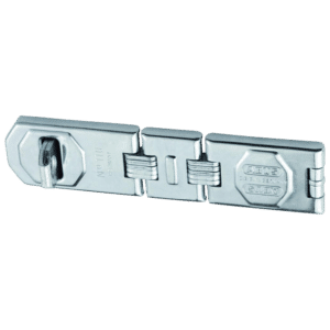 ABUS 110 Series Hinged Hasp & Staple - 45mm x 195mm Double Jointed 110/195 (DG) Bagged