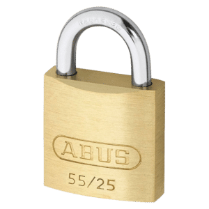 ABUS 55 Series Brass Open Shackle Padlock - 24mm KD 55/25 Visi