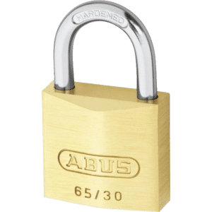 ABUS 65 Series Brass Open Shackle Padlock - 30mm KA (306) 65/30 Boxed