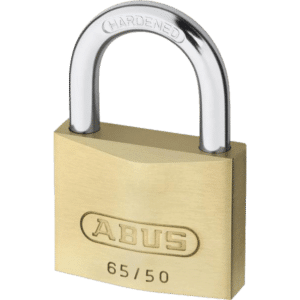 ABUS 65 Series Brass Open Shackle Padlock - 50mm KA (506) 65/50 Boxed