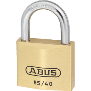 ABUS 85 Series Brass Open Shackle Padlock - 40mm KA (709) 85/40 Boxed