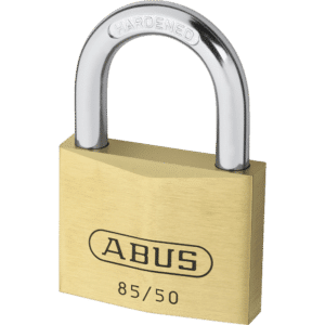 ABUS 85 Series Brass Open Shackle Padlock - 50mm KA (2745) 85/50 Boxed