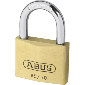 ABUS 85 Series Brass Open Shackle Padlock - 69mm KA (121) 85/70 Boxed