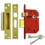 UNION J2205 StrongBOLT 5 Lever Sashlock - 64mm PB KD Boxed