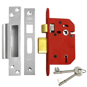 UNION J2205 StrongBOLT 5 Lever Sashlock - 64mm SS KD Boxed