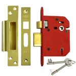 UNION J2205 StrongBOLT 5 Lever Sashlock - 75mm PB KD Visi
