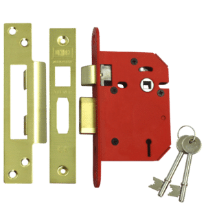 UNION J2203 StrongBOLT 3 Lever Sashlock - 75mm PB KD Boxed