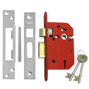 UNION J2203 StrongBOLT 3 Lever Sashlock - 64mm SS KD Visi
