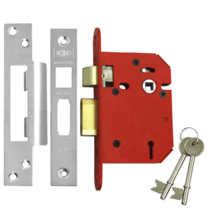 UNION J2203 StrongBOLT 3 Lever Sashlock - 75mm SS KD Visi