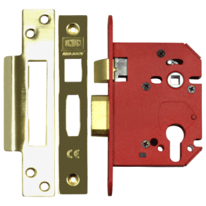 UNION JL22EUS StrongBOLT Euro Sashcase - 75mm PB Boxed