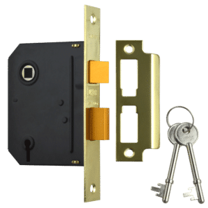UNION J-ES-SL Essential 3 Lever Sashlock - 75mm PB KD Bagged