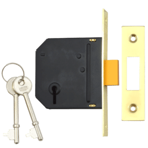 UNION J-ES-DL Essential 3 Lever Deadlock - 75mm PB KD Bagged