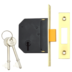 UNION J-ES-DL Essential 3 Lever Deadlock - 64mm PB KD Visi