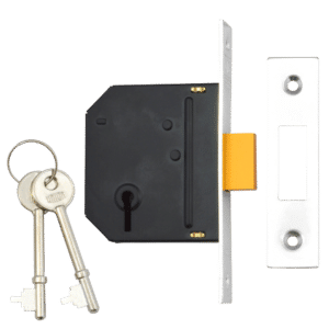 UNION J-ES-DL Essential 3 Lever Deadlock - 64mm CP KD Visi