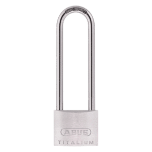 ABUS Titalium 64TI Series Long Shackle Padlock - 50mm KA (6511) 80mm Shackle 64TI/50HB80 Boxed