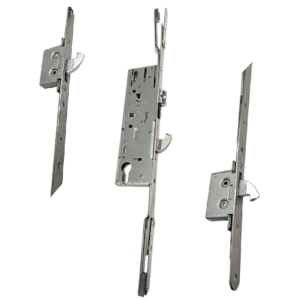 DOORMASTER Professional Lever Operated Latch & Hook - 2 Adjustable Hooks (Timber & Composite) - 45/92 - 16mm Face Plate