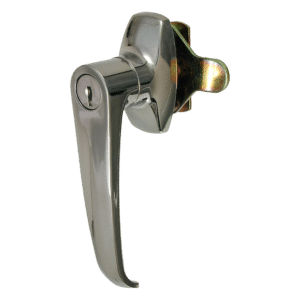 L&F 1602 `L` Garage Door Handle - CP LH