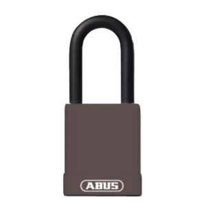 ABUS 74 Series Lock Out Tag Out Coloured Aluminium Padlock - Brown