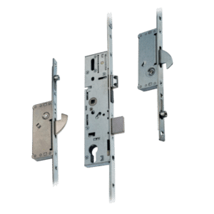 ERA 6735 / 9735 Lever Operated Latch & Dead - 2 Adjustable Hooks & Rollers (UPVC Door) - Takes Euro Cylinder