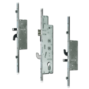 FULLEX XL Lever Operated Latch & Hookbolt Twin Spindle - 2 Hook, 2 Anti-Lift & 4 Roller - 35/92-62